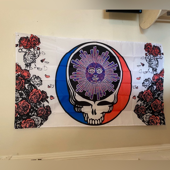 Grateful Dead Flag - Banner - Jerry Garcia - Steal Your Face - Picture 1 of 5